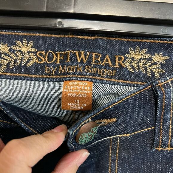 NEW Software By Mark Singer Jeans Boot Cut Size 12 - Picture 3 of 6